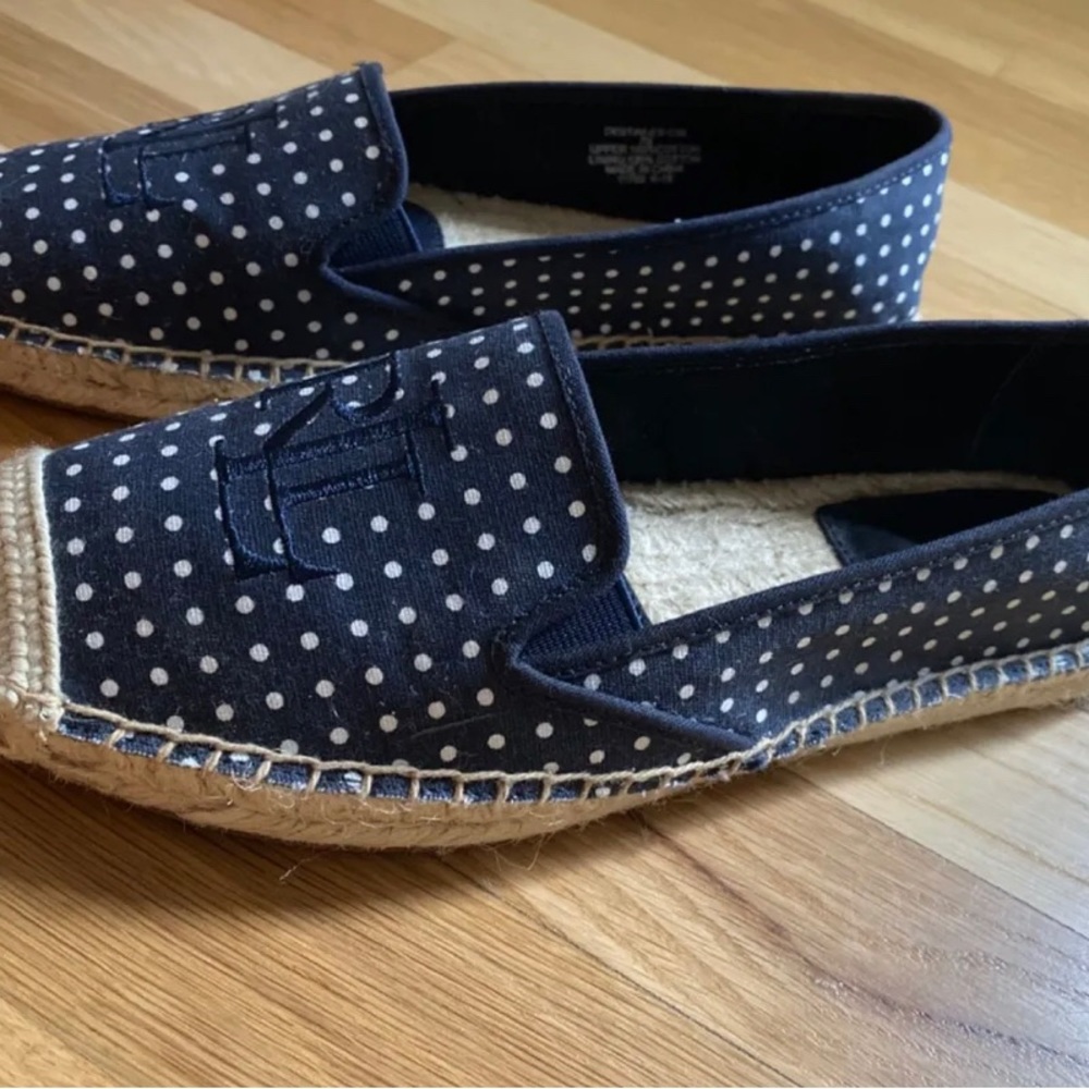 Ralph Lauren Navy Espadrilles (NEW)